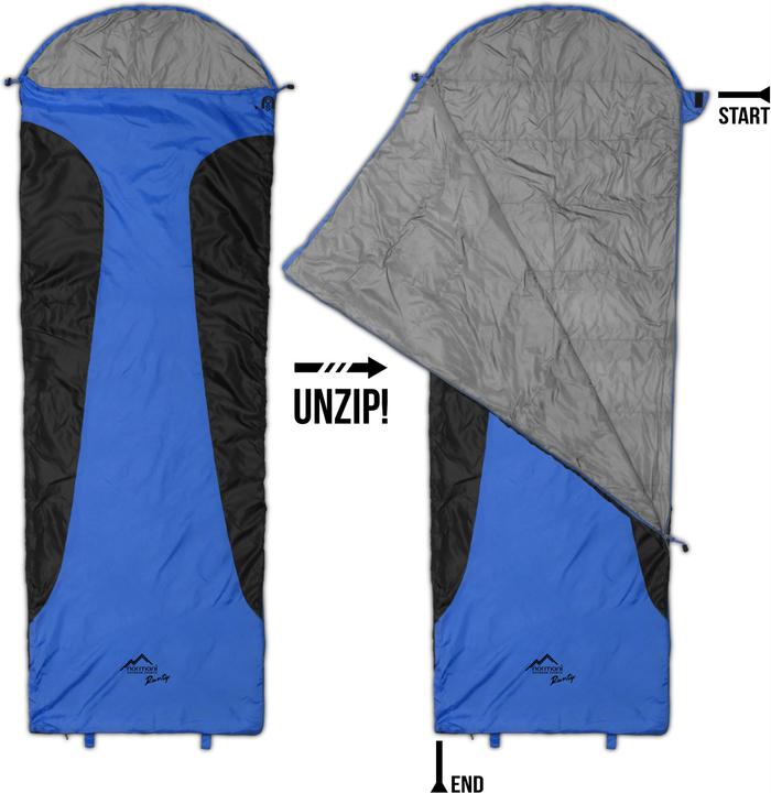 Actual product image Normani Ultralight sleeping bag Runty (210 cm)