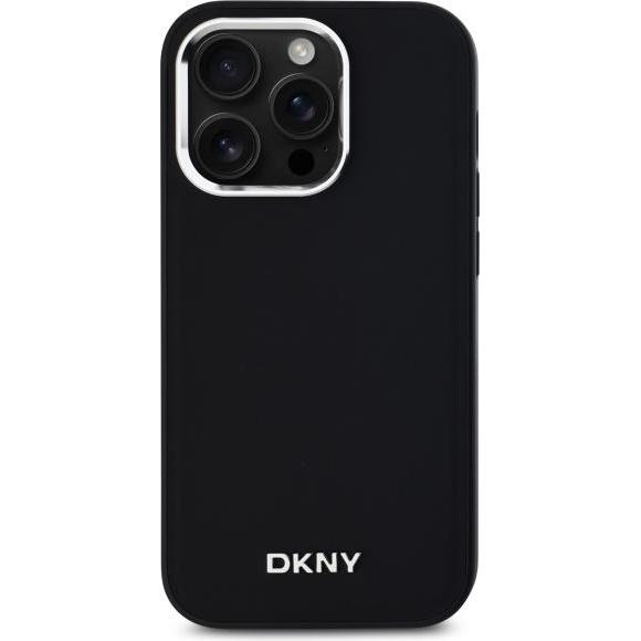 Thumbnail - DKNY DKHMP14LPSCMCLK iPhone 14 Pro 6.1" czarny/black hardcase Plain Logo MagSafe (Apple iPhone 14 Pro), Smartphone Hülle...