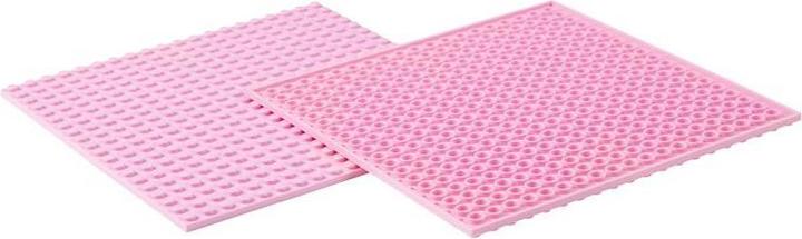 Image du produit Q-Bricks Panneau de construction à picots rose clair