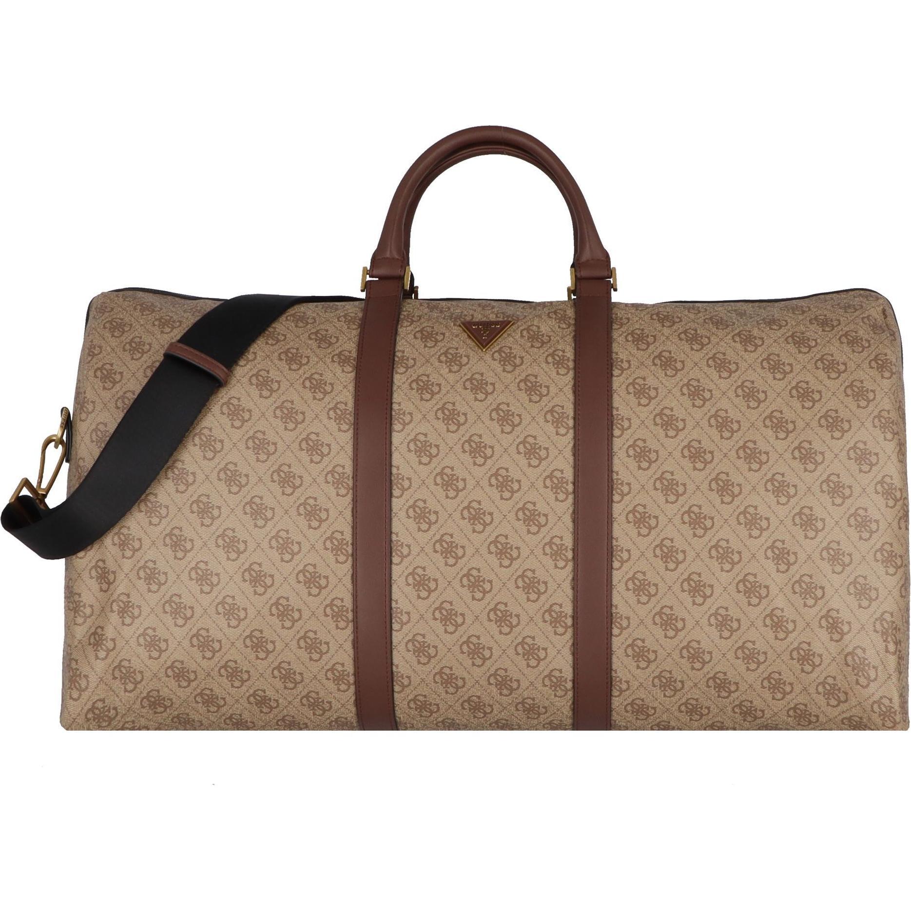 Guess, Tasche, Weekender Vezzola Smart Weekender, Beige, (39 l)