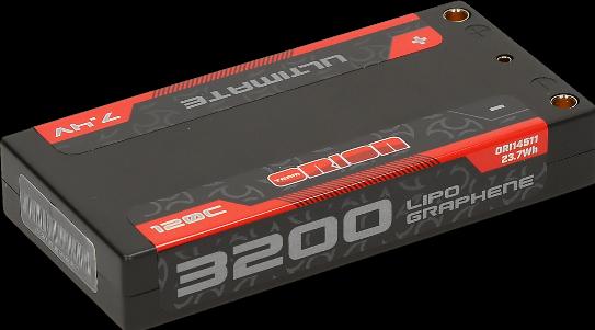 Produktbild Team Orion Ultimate Graphene Lipo Shorty 3200 ULCG 7.4V 120C (7.40 V, 3200 mAh)