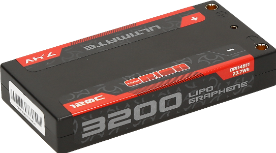 Produktbild Team Orion Ultimate Graphene Lipo Shorty 3200 ULCG 7.4V 120C (7.40 V, 3200 mAh)