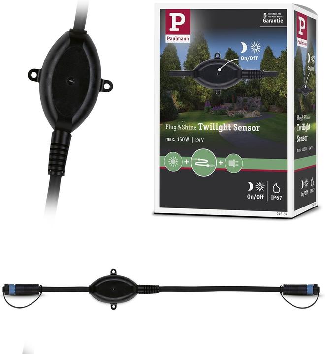 Immagine prodotto Paulmann Sensore crepuscolare da esterno Plug & Shine