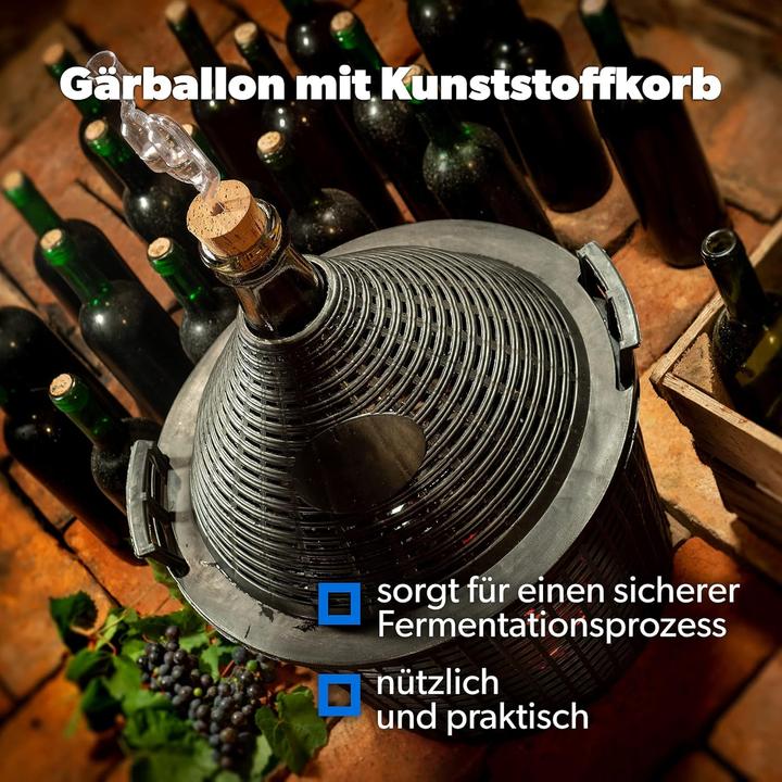 Produktbild Kadax Gärballon mit Korb (5 l)