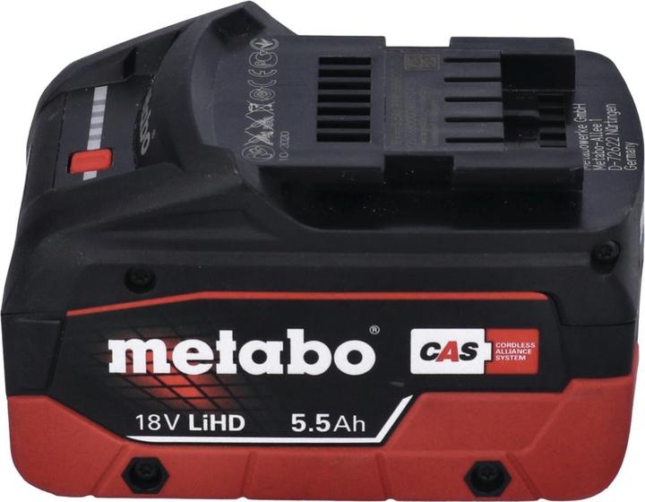 Produktbild Metabo WB 18 LT BL 11-125 Quick Akku Winkelschleifer 18 V 125 mm Brushless + 1x Akku 5,5 Ah + metaB (125 mm)