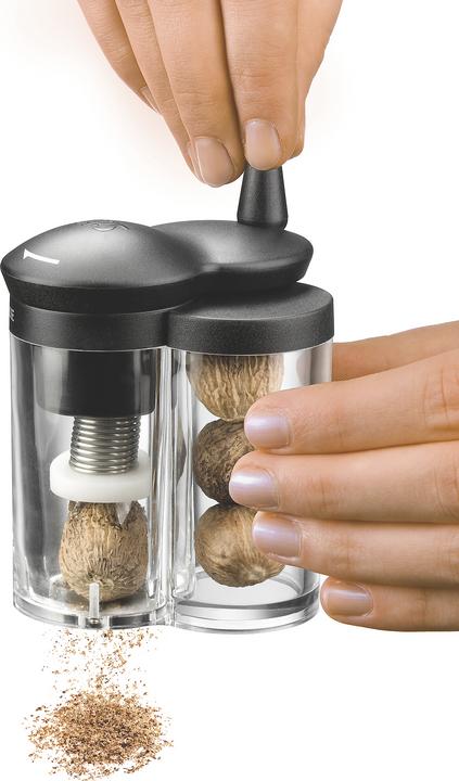 Productafbeelding Silit Mulino Nootmuskaatmolen met Reservecontainer Glas Plastic (Moer)