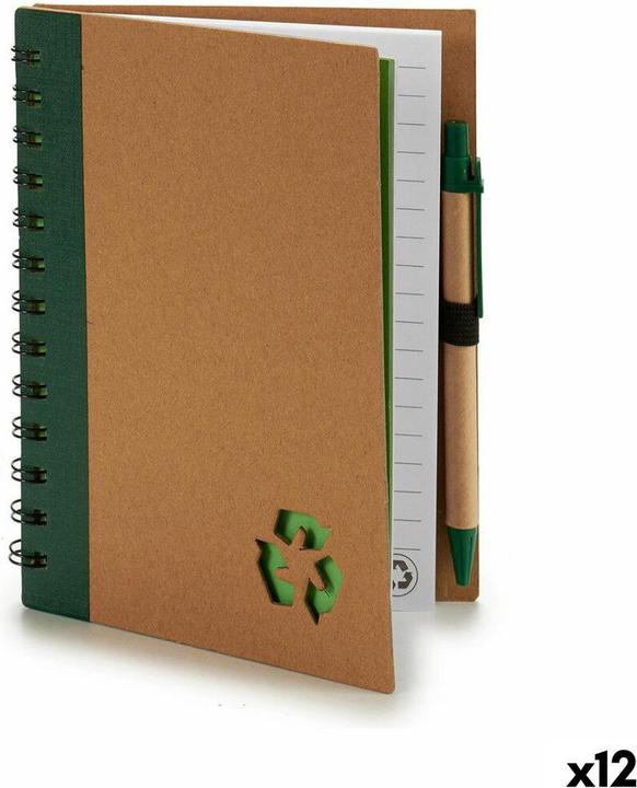 Actual product image Pincello Mini ring binder with biros Recycled cardboard 1 x 18 x 14 cm (12 pieces)