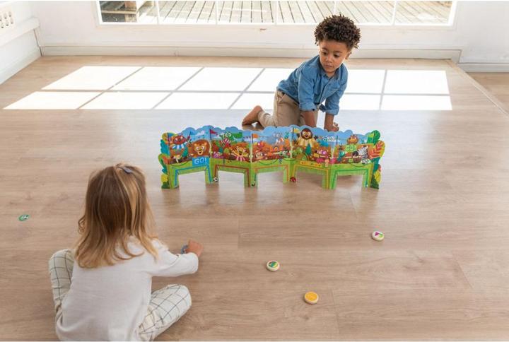 Actual product image Goula Jungle race, d/f/i from 3 years, 2-4 players, 2 games in 1 (French, German, Italian, 2 - 4 Players)