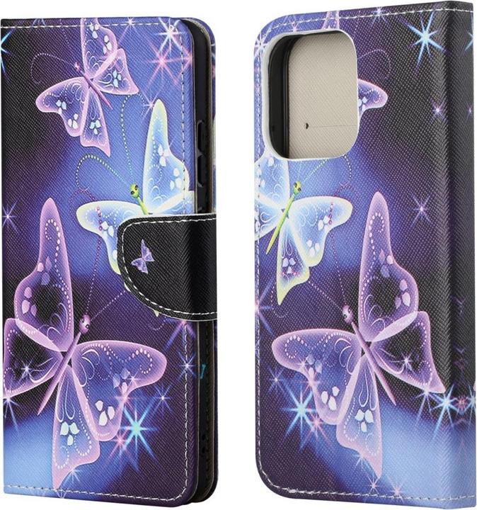 Immagine prodotto Ueli Express Custodia a libro per iPhone 13 con portacarte a farfalla (Apple iPhone 13)