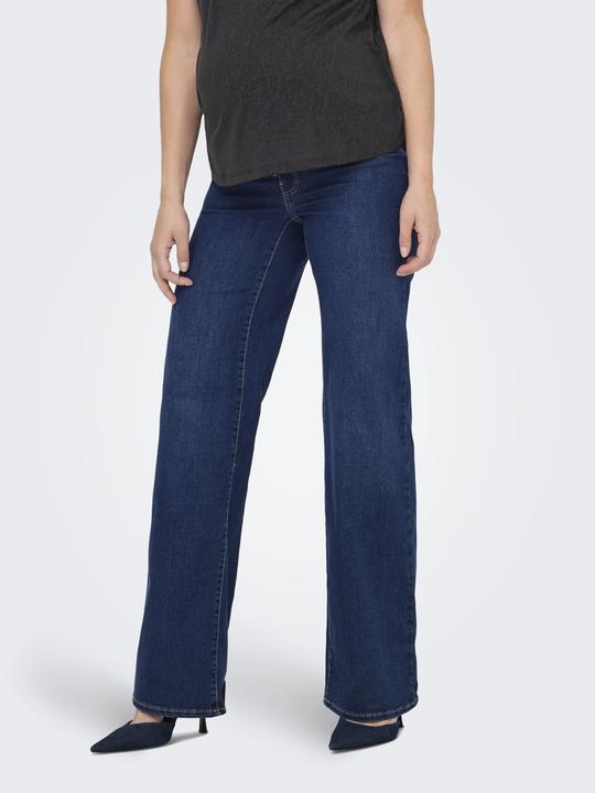 Actual product image Only Maternity OLMWAUW Mittlere Taille Weiter Beinschnitt Jeans Jeans mit weitem Bein (30)