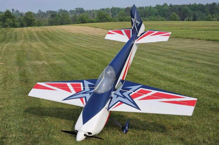 Actual product image AJ Aircraft Slick 540 51" ARF Rot/Blau Kunstflugmodell (Aerobatics)