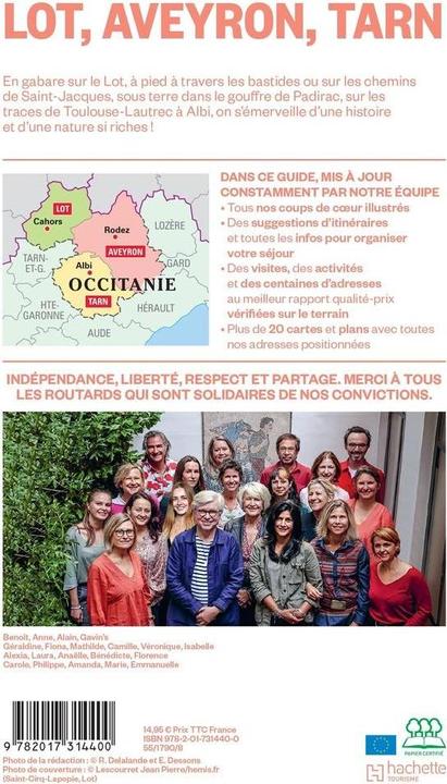 Immagine prodotto Lot, Aveyron, Tarn : Occitanie 2025 2026 (Francese, Collettività, Le Routard, 2025)