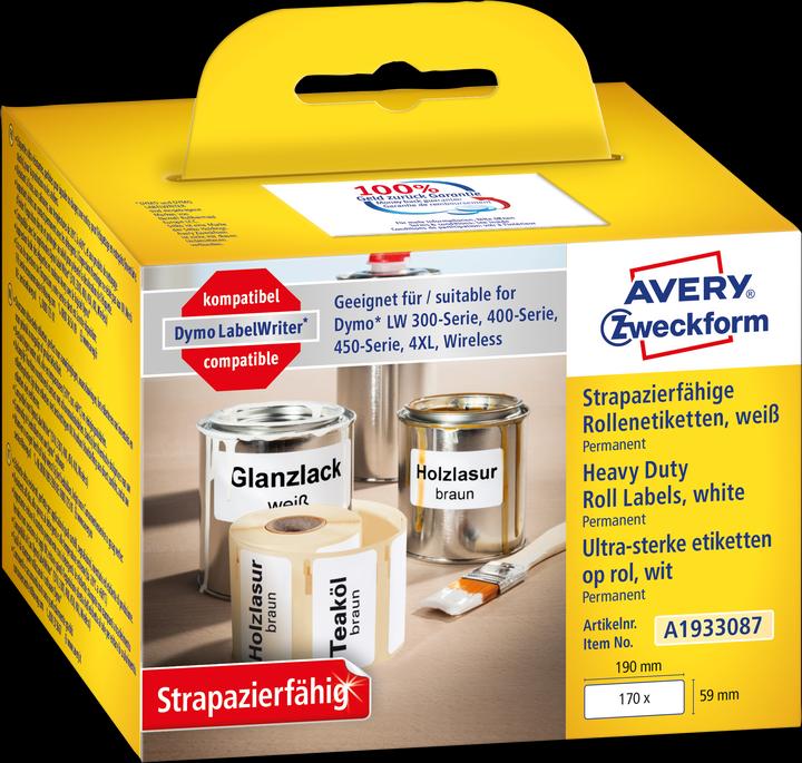 Actual product image Avery Roll labels