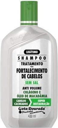 Produktbild Gota Dourada Haarstärkendes Anti-Frizz Shampoo 430ml (430 ml, Flüssiges Shampoo)
