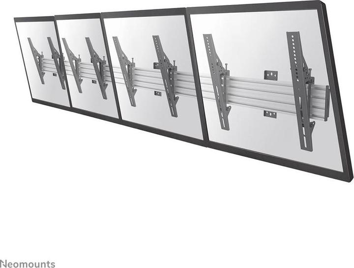 Produktbild Neomounts PRO NMPRO-WMB4 - Klammer - für 4 LCD-Anzeigen - Schwarz - Bildschirmgr (Wand, 30 kg, 32" - 55")