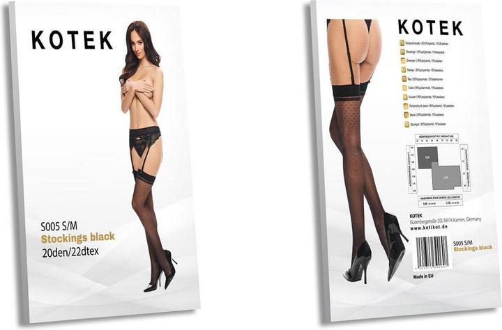 Produktbild Kotek S005 stockings 20den (XL)