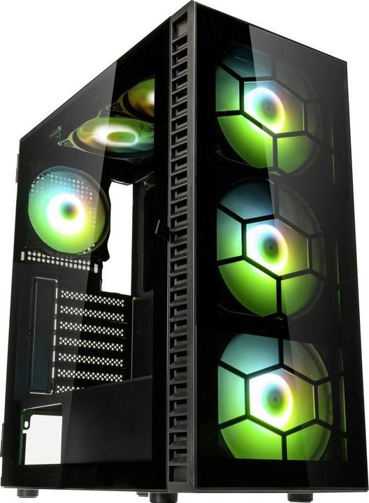 Produktbild Kolink Observatory HF Plus Glass ARGB Midi Tower Case - Black (ATX, mATX, Mini-ITX)