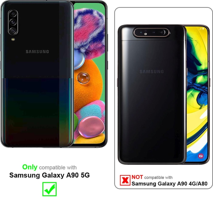 Produktbild Cadorabo Flower Book Cover (Samsung Galaxy A90 5G)