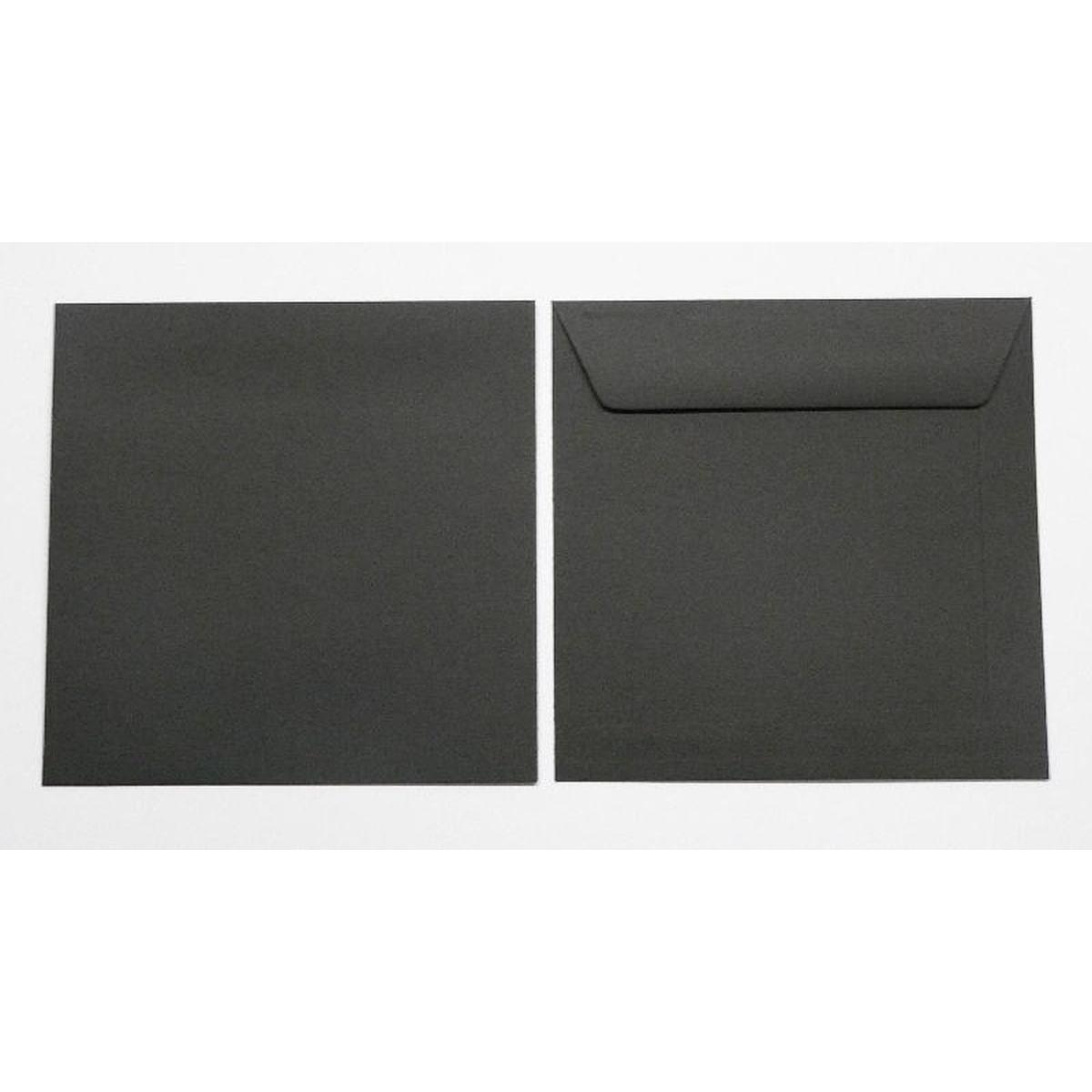 Thumbnail - Blanke, Briefumschlag, Briefumschläge 170x170mm 120g/qm gummiert VE=100 Stück schwarz (100 x)