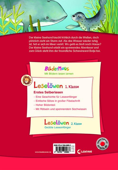 Produktbild Leselöwen 1. Klasse - Der kleine Seehund findet einen Freund (Deutsch, Anna Taube, 2018)