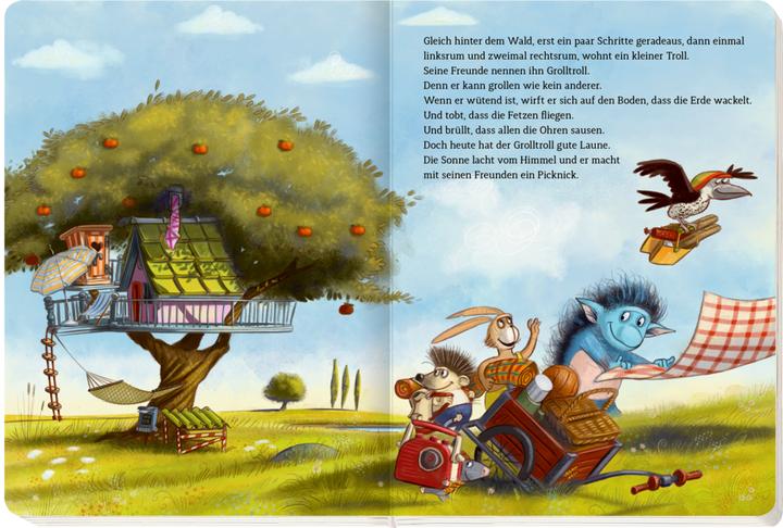 Immagine prodotto Der Grolltroll... grollt heut nicht!? (Pappbilderbuch) (Tedesco, Barbara van den Speulhof, 2021)