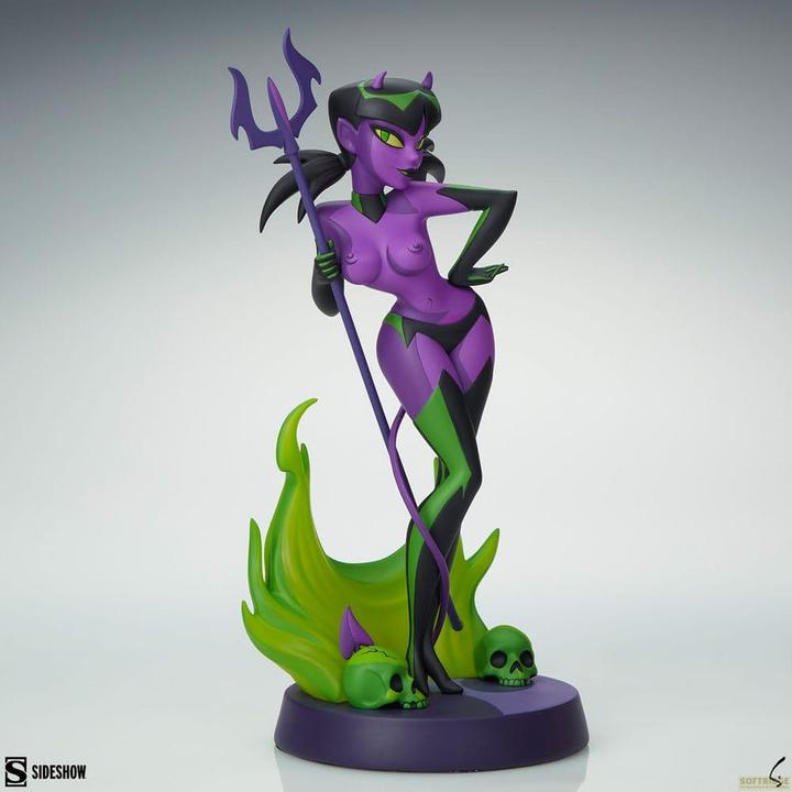 Sideshow Original Artist Series Statue Devil Girl (Purple and Green Variant) 30 cm