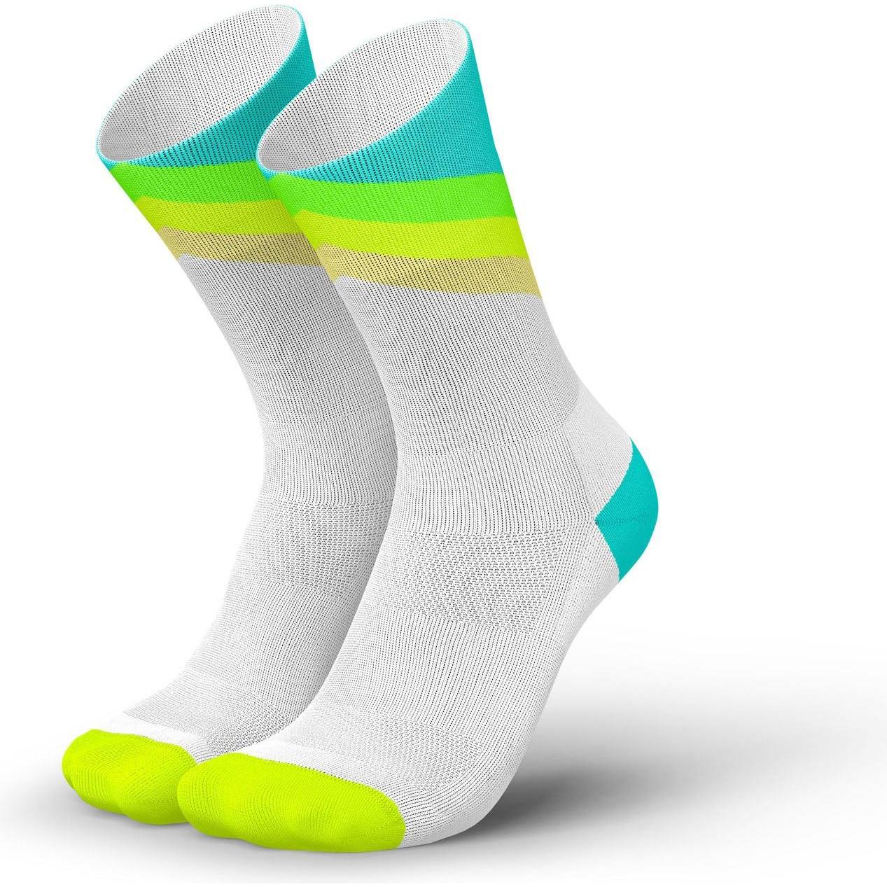 Incylence, Unisex, Sportsocken, Running Grades (47 - 50), Blau, Grün, Gelb