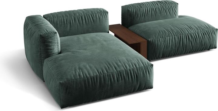 Image du produit Micadoni Canapé D'Angle Gauche Modulaire, "Martina", 2 Places, 292x176x75 Fabriqué en Europe (Canapé modulaire, Canapé d'angle)