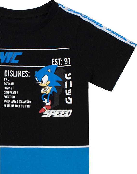 Produktbild Sonic The Hedgehog Gaming Statistics TShirt Jungen (152)