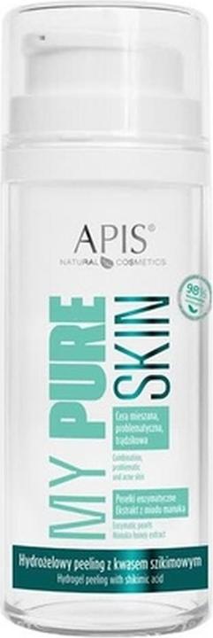 Apis Natural Cosmetics Apismy Pure Skin Hydrogel Peeling mit Shikimisäure - 100ml (Reinigungspeeling, 100 ml)