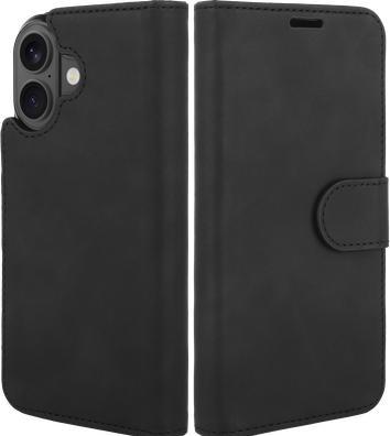 Produktbild Just in Case Herausnehmbare PU-Leder Book Hülle Schwarz Apple iPhone 17 (Apple iPhone 17)