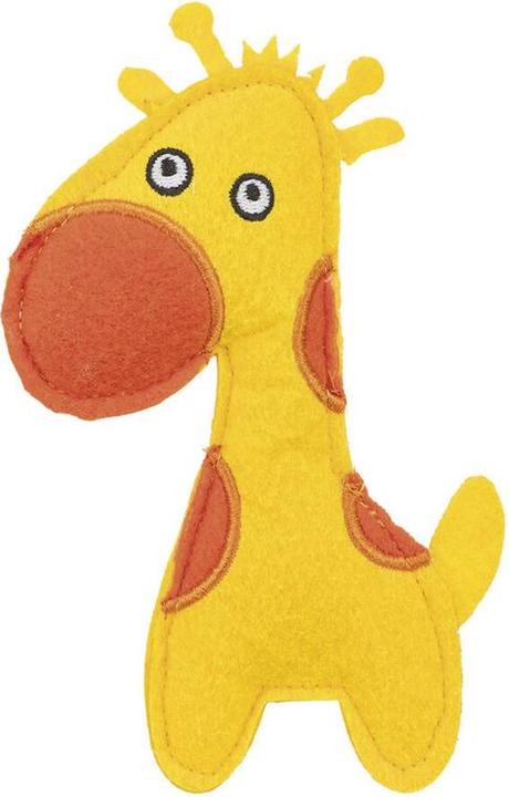 Productafbeelding Trixie Giraffe, felt, catnip, 15 cm (Pluche speelgoed kat, Speelgoed met kattenkruid)
