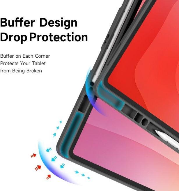 Immagine prodotto Samsung Galaxy Tab S11 Ultra - Ducis Domo Series, aufstellbares Flip-Etui, Grau (Samsung Galaxy Tab S11 Ultra)