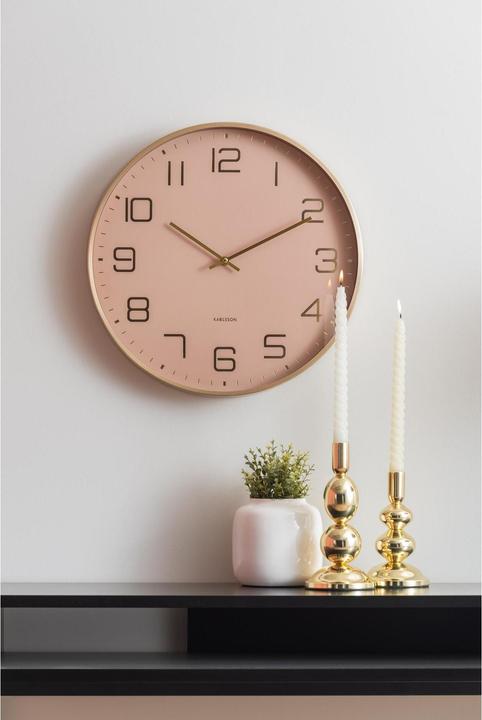 Image du produit Karlsson Horloge murale Elegance Glow Soft brown (40 cm)