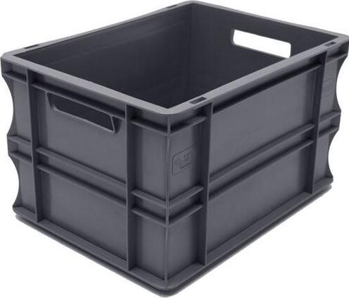 Actual product image Viso Transport box E4322 Grey 400 mm x 220 mm (40 x 30 x 22 cm, 22 l)
