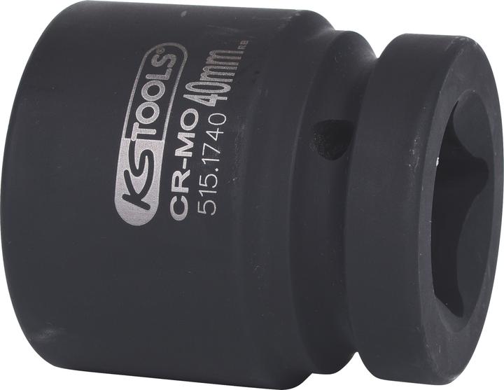 Produktbild KS Tools 1" Kraft-Stecknuss kurz (40 mm)