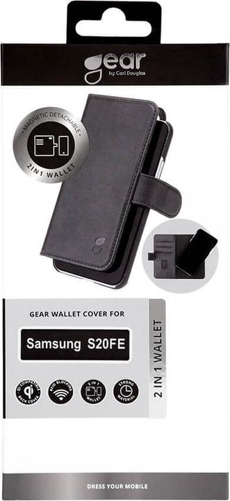 Produktbild Carl GEAR Wallet Sort Til 3 Kort (Apple iPhone X, Apple iPhone XS, Samsung Galaxy S20 FE)