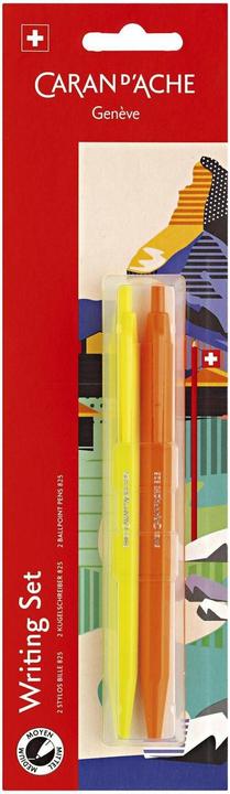 Image du produit Caran d'Ache 824 Fluo Kugelschreiber im Blister (Noir, 2x)