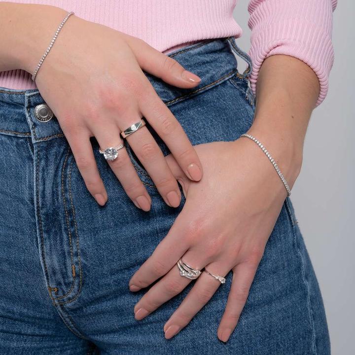 Immagine prodotto Bijouteria Anello (60, 925 Argento)