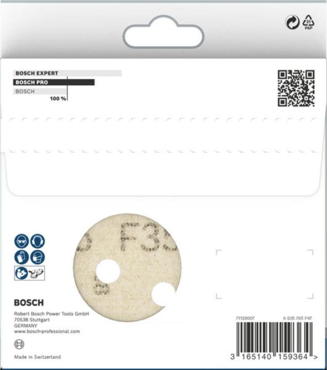 Actual product image Bosch Professional Zubehör PRO F355 sanding sheet, 125 mm, G180 (180)