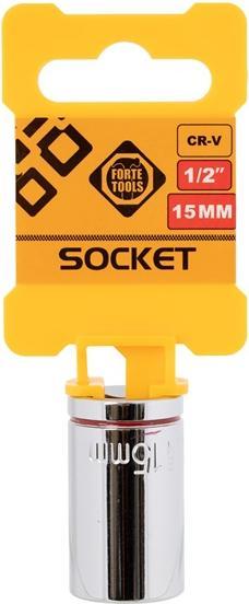 Actual product image Forte tools SOCKET 1/2 15MM (15 mm)