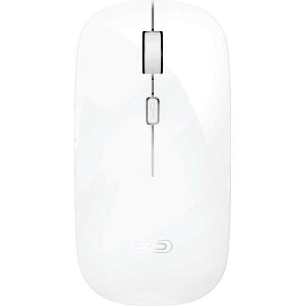xO Wireless Mouse M7 Stylish Glossy, White (Senza fili), Mouse, Bianco