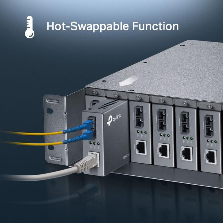 Actual product image TP-Link TL-MC1400: Media Converter Chassis
