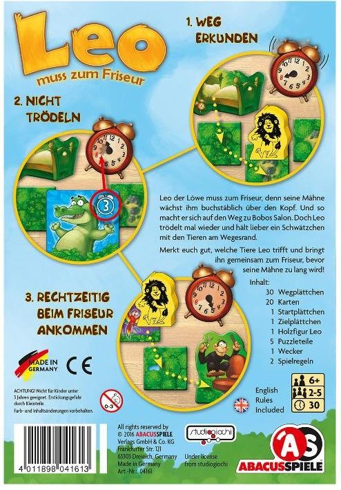 Image du produit Abacus Leo a besoin d'une coupe de cheveux (Allemand, Anglais)