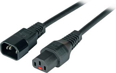 Produktbild MicroConnect Spannungsversorgungs-Verlängerungskabel (1 m, C14, C13)
