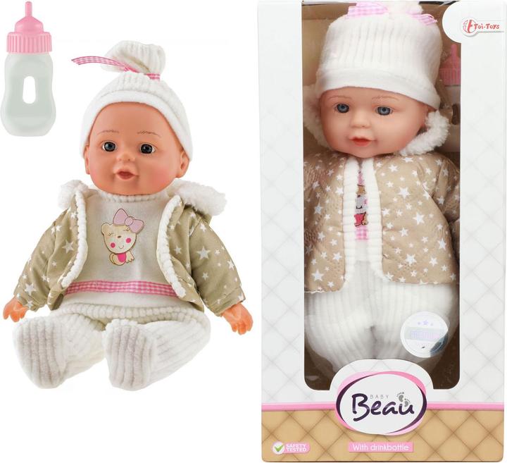Produktbild Toi-Toys Schöne Baby-Puppen-Winterkleidung und Flasche