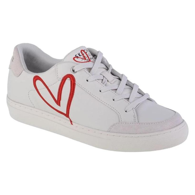 Skechers, Vrouwen, Sneakers, Side Street - Eenzaam Hart 177983-Wrd - 35, Wit, (35)