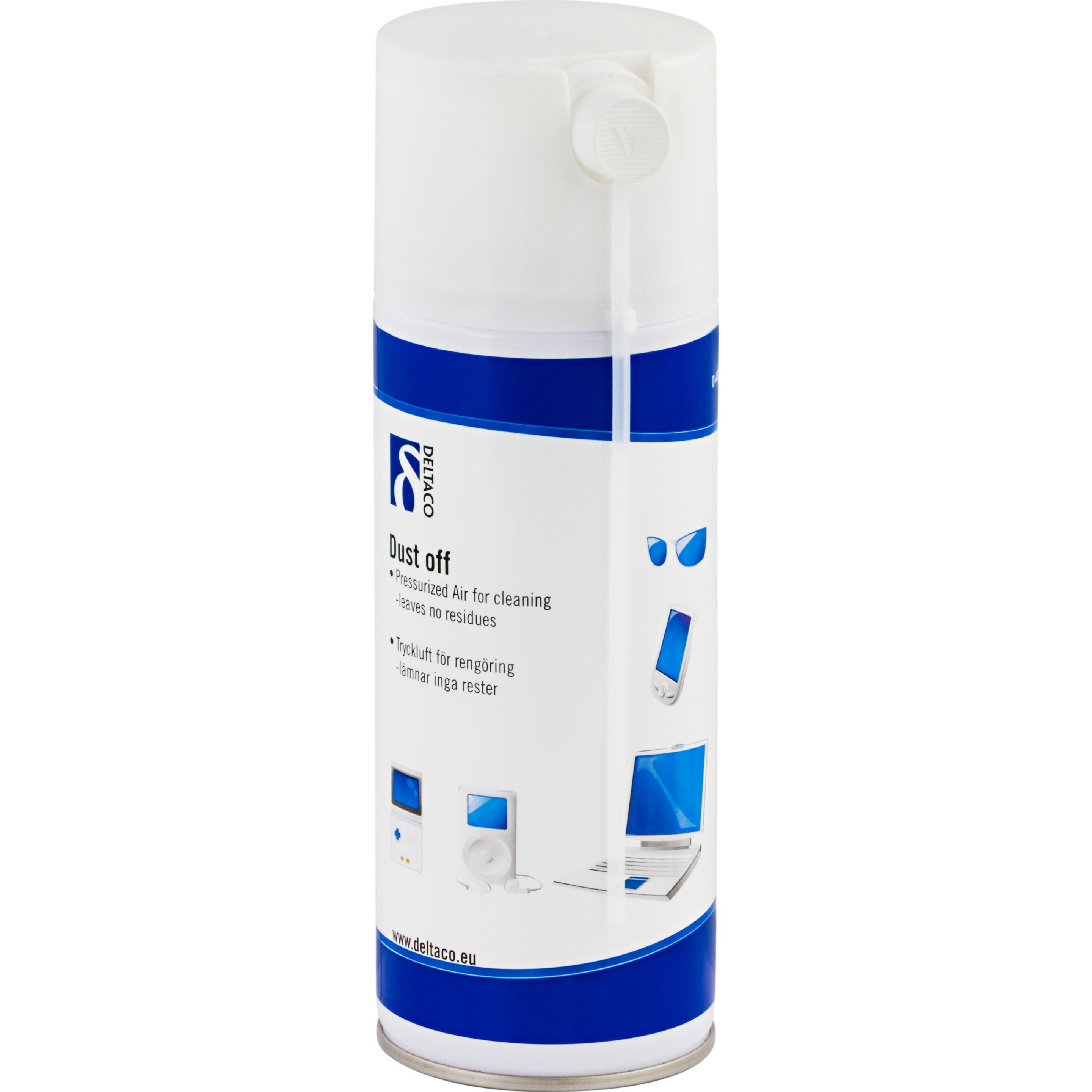 Deltaco compressed gas in spray can, (type "compressed air") 400ml (D-400B)