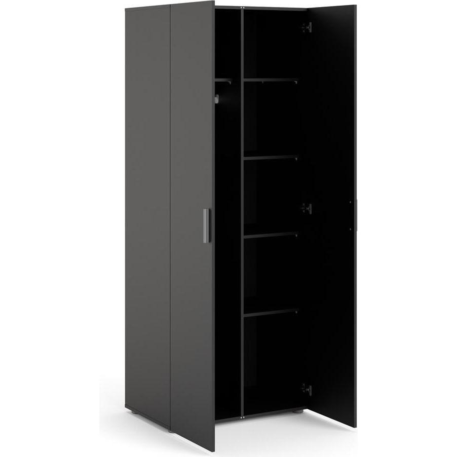 Ebuy24, Kleiderschrank, Kleiderschrank Petra (79 x 50 cm)