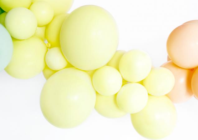 Produktbild Partydeco Strong Balloons 30cm, Pastel Light Yellow (1 pkt / 50 pc.) (50 x)